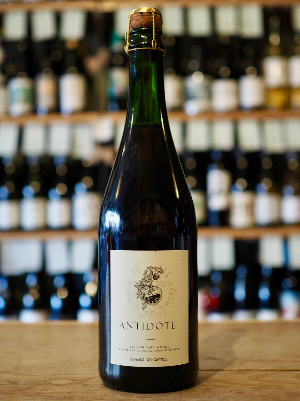 Romain Des Grottes l'Antidote Alcohol Free Sparkling Gamay