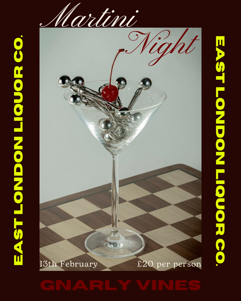 🍸 Gnarly Martini Night 💞